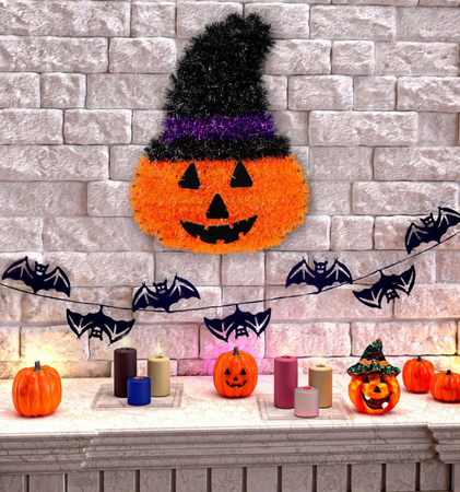 DEKORACJA DYNIA HALLOWEEN 39 X 29 CM