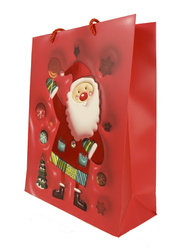 TOREBKA PREZENTOWA ŚWIĄTECZNA MIKOŁAJ Z LIZAKIEM 26 X 32 X 10 CM