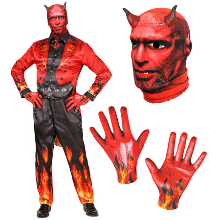 Strój Diabła Demona Władcy Piekieł Halloween