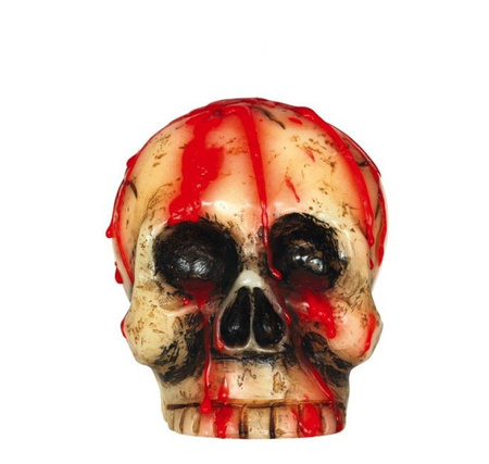 ŚWIECZKA CZASZKA 10 CM