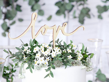 TOPPER DREWNIANY LOVE