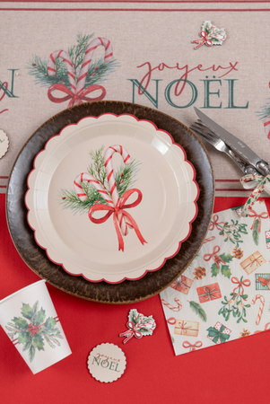 SERWETKI PAPIEROWE ŚWIĄTECZNY BUKIET 33 CM 20 SZT