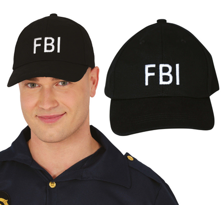CZAPKA Z DASZKIEM FBI