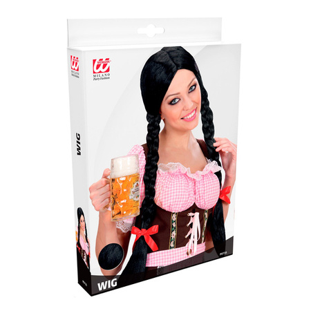 PERUKA GÓRALKA GRETA CZARNA