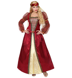 STRÓJ ŚREDNIOWIECZNA KRÓLOWA