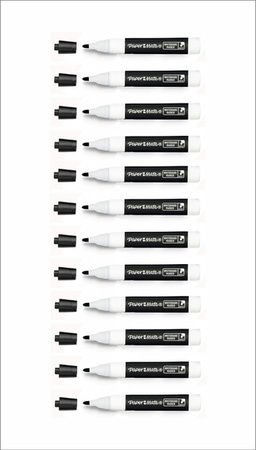 MARKERY SUCHOŚCIERALNE CZARNE 12 SZTUK 