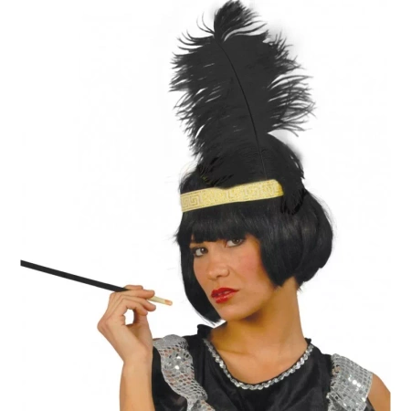 PIÓRO STRUSIE 1 SZT CZARNE 60 CM