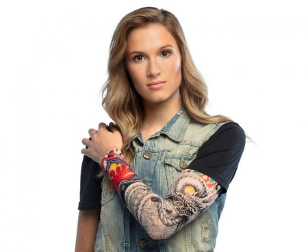 Tatuaż na rękę Smok rock punk