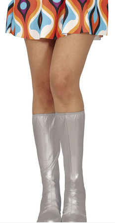 NAKŁADKI NA BUTY SREBRNE 45 CM