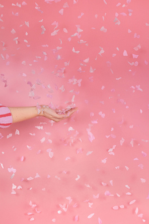 TUBA Z MOTYLKAMI BOY OR GIRL RÓŻOWA 20 CM