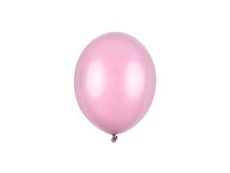 BALONY STRONG 12 CM METALIK CUKIERKOWY RÓŻ 100 SZT