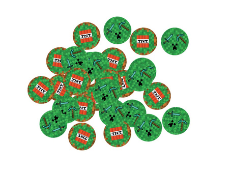 KONFETTI PIKSELE 36 SZT