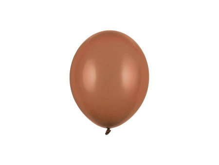 BALONY STRONG PASTELOWE BRĄZOWE MOCCA 12 CM 100 SZT.