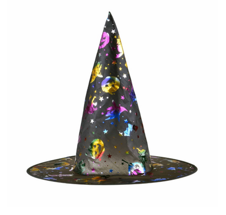 KAPELUSZ CZAROWNICY Z HOLOGRAMEM