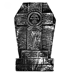 NAGROBEK RIP KRZYŻ 30 X 49 CM