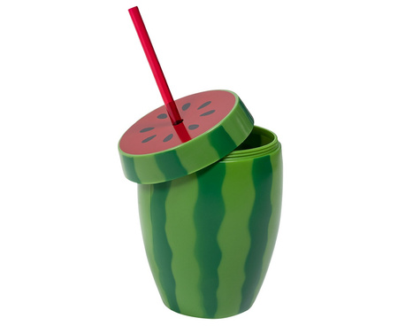 Kubek Arbuz ze słomką pojemność 900ml