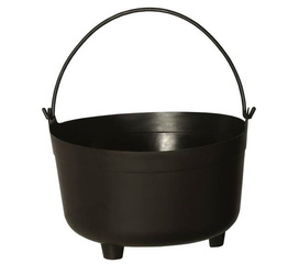 CZARNY KOCIOŁEK WIADERKO 32X31X18