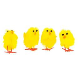 KURCZAKI WIELKANOCNE 4 CM 4 SZT