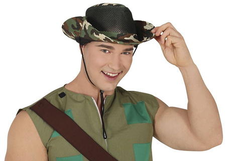 KAPELUSZ MORO Z SIATKĄ