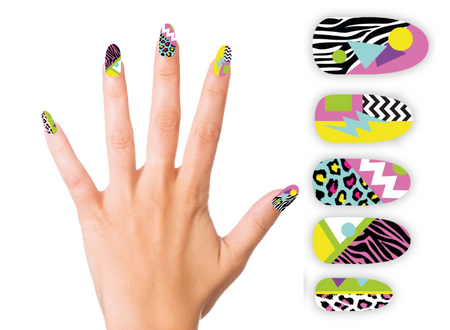 SZTUCZNE PAZNOKCIE LATA 80 