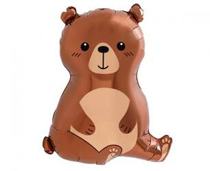 BALON FOLIOWY MIŚ 50 X 40 CM