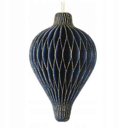 BOMBKA PAPIEROWA KROPELKA GRANATOWA 8 X 12 CM