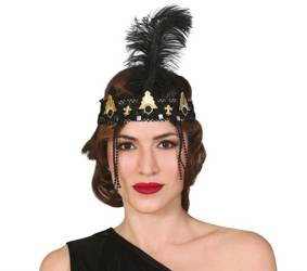 OPASKA RETRO CZARNO ZŁOTA