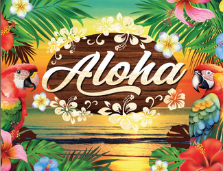 ŚCIANKA DO ZDJĘĆ ALOHA 220X150 CM