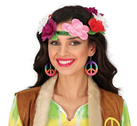 WIANEK Z KWIATÓW KOLOROWY