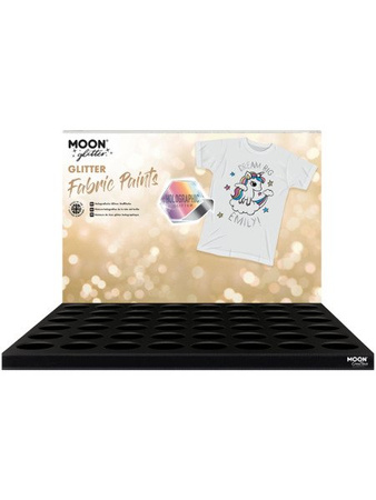 Moon Glitter Holographic Glitter Fabric Paint,