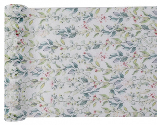 BIEŻNIK MATERIAŁOWY GREEN WEDDING 26 X 300 CM