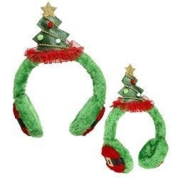 NAUSZNIKI ŚWIĄTECZNE CHOINKA