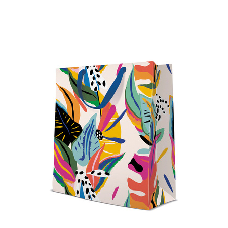 TORBA PREZENTOWA EGZOTYCZNY RAJ 26,5x33,5x13 CM