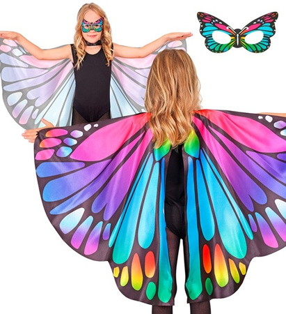 ZESTAW SKRZYDŁA MOTYLA I MASKA 