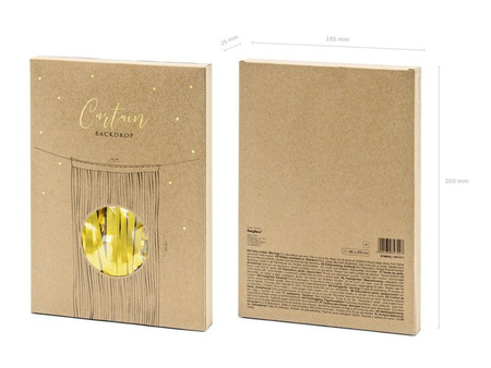 KURTYNA ZŁOTA 90 x 250 cm