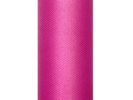TIUL GŁADKI FUKSJA 30 cm x 9 m