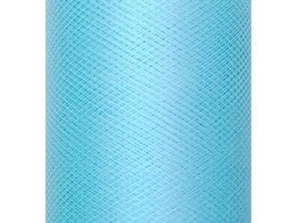 TIUL SZTYWNY JASNY TURKUS 30 cm x 50 m