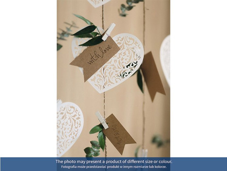 Klamerki, złoty metalizowany (1 karton / 50 op.) (1 op. / 20 szt.)