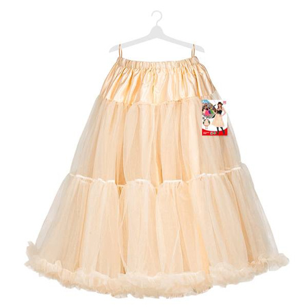 GONNA/SOTTOGONNA IN TULLE CREMA 65 cm