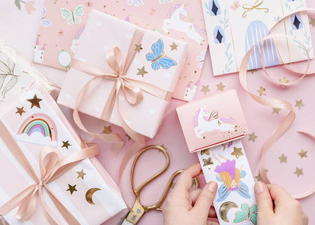 NAKLEJKI JEDNOROŻCE MIX