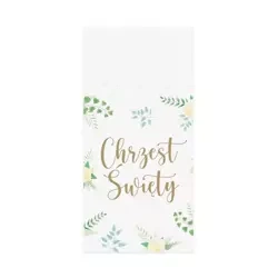 SERWETKI KIESZONKI NA SZTUĆCE CHRZEST ŚWIĘTY