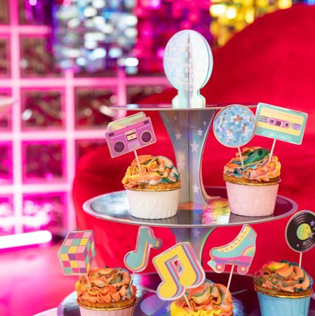 PATERA NA CIASTKA RETRO DISCO 34 X 39 CM