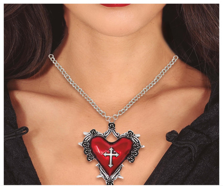 NASZYJNIK Z MEDALIONEM SERCE