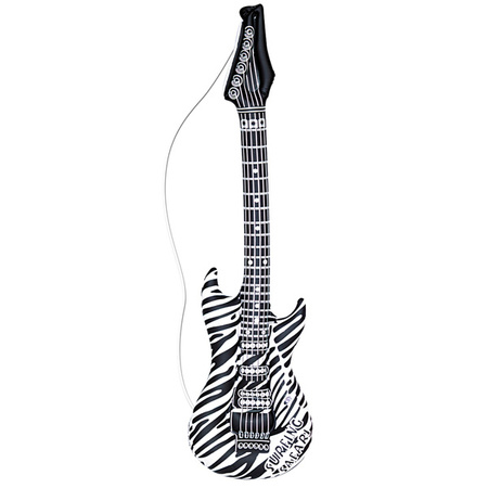 GITARA 107CM DMUCHANA ZEBRA BIAŁA