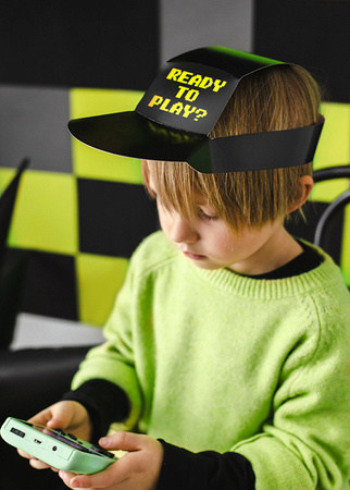 CZAPKI GAMER GRACZ 6 SZT.