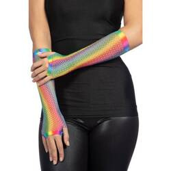 RĘKAWICZKI Z SIATKI MULTIKOLOR 40 CM