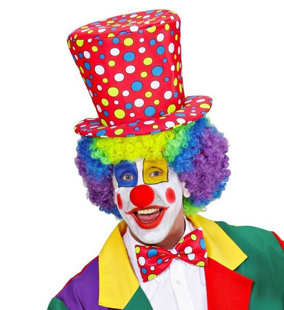 CYLINDER + MUCHA W GROSZKI CZERWONY