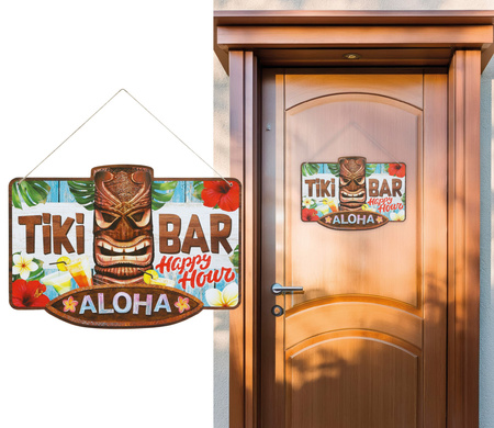 TABLICZKA W STYLU HAWAJSKIM 25X35 CM