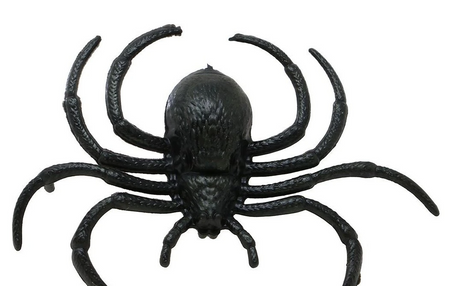 PAJĄKI 12 SZT HALLOWEEN CZARNE