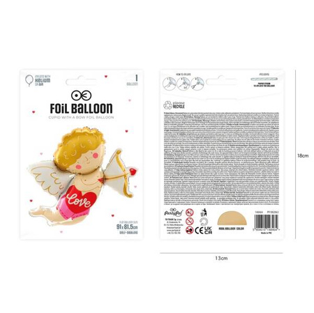 BALON FOLIOWY AMOREK 91x81,5 CM